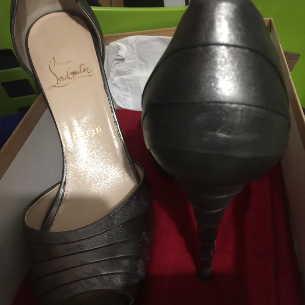 Christian Louboutin Armadillo 120 open toe heels